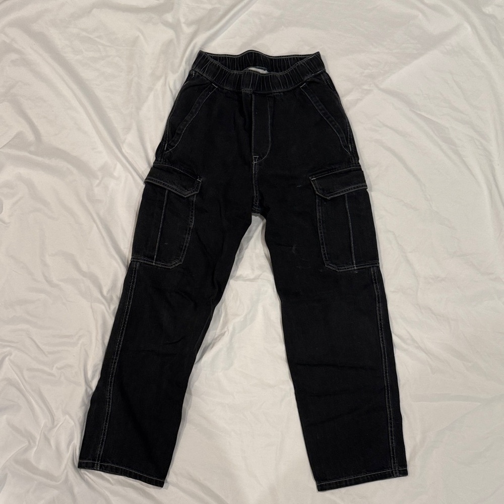 H&M Men's Black Cargo Jeans - XS
